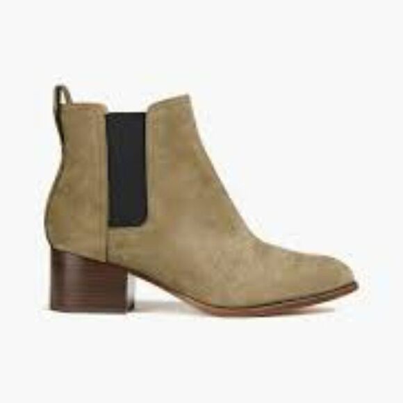 RAG & BONE WALKER NUBUCK CHELSEA BOOT IN TAN SUEDE SIZE 7 (38) EUC - Picture 1 of 11